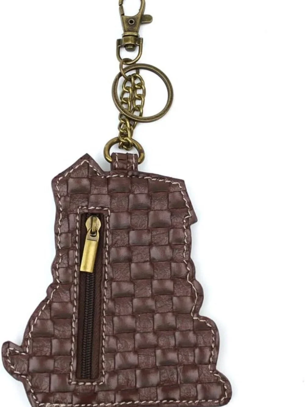 Decorative Dog Key Fob & Coin Purse Accessory - Bulldog Design, Cute